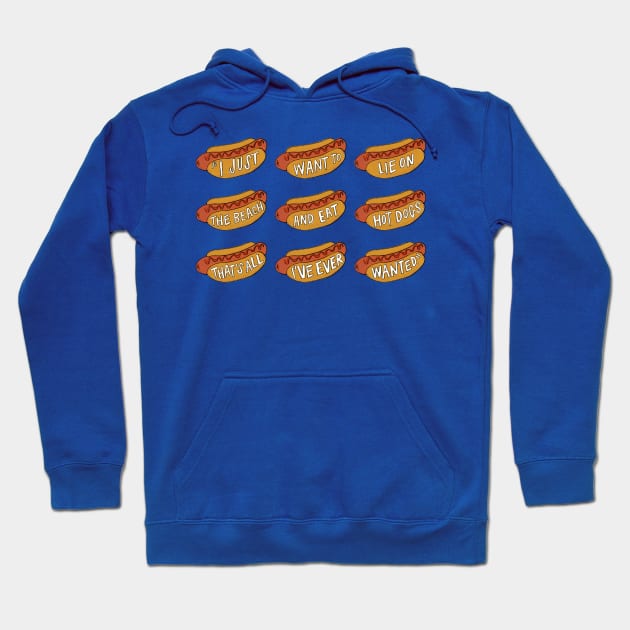 Hot Dog Contest Hoodie by Haldeman Haüs